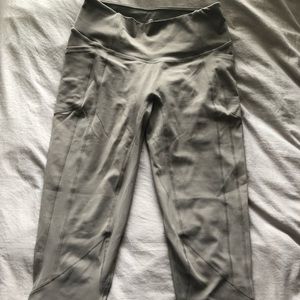 TYC Beige Effortless Heart Booty Leggings